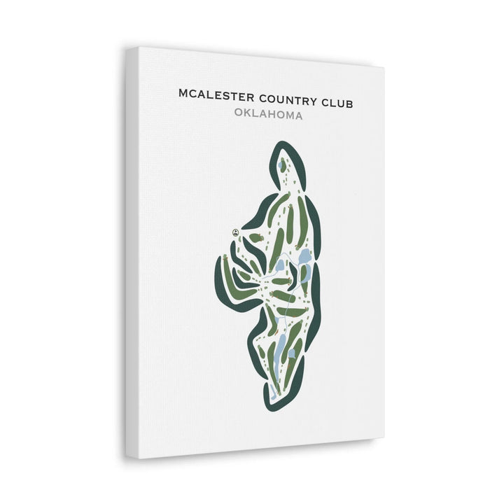 McAlester Country Club, Oklahoma - Printed Golf Courses