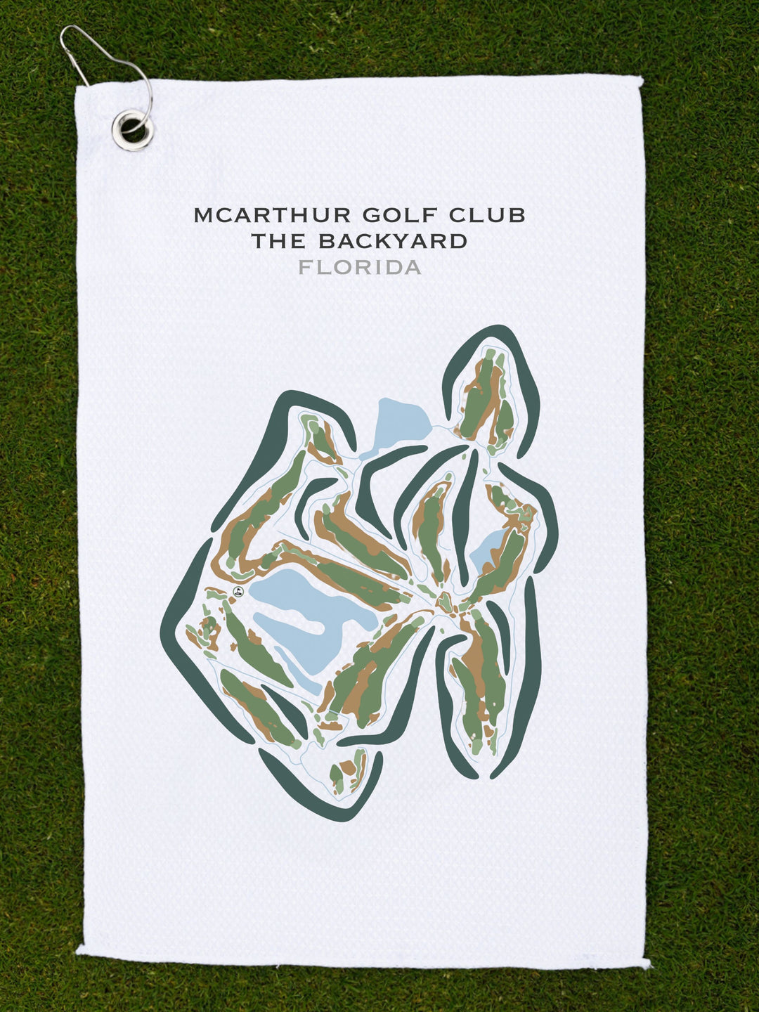 McArthur Golf Club - The Back Yard, Florida - Printed Golf Courses