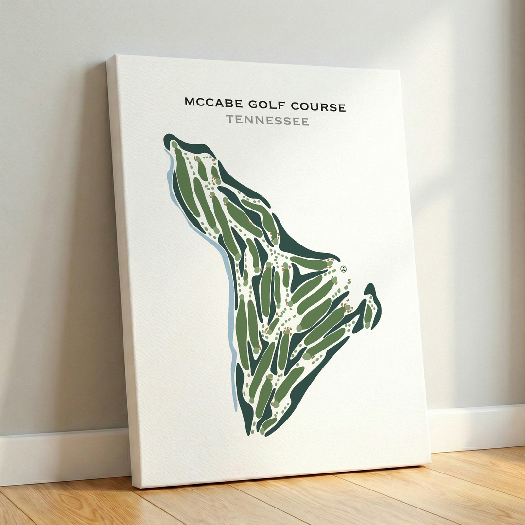 McCabe Golf Course, Tennessee - Printed Golf Courses