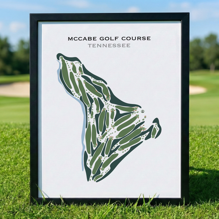 McCabe Golf Course, Tennessee - Printed Golf Courses