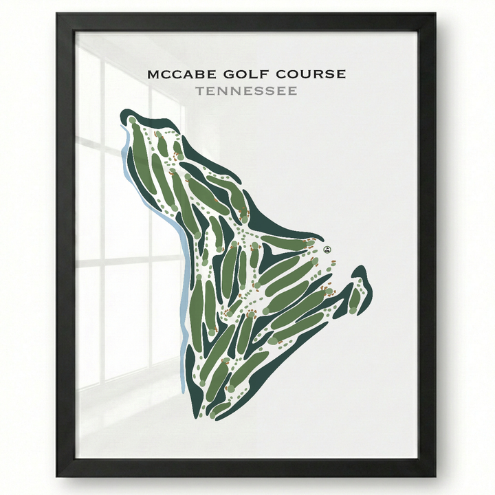 McCabe Golf Course, Tennessee - Printed Golf Courses
