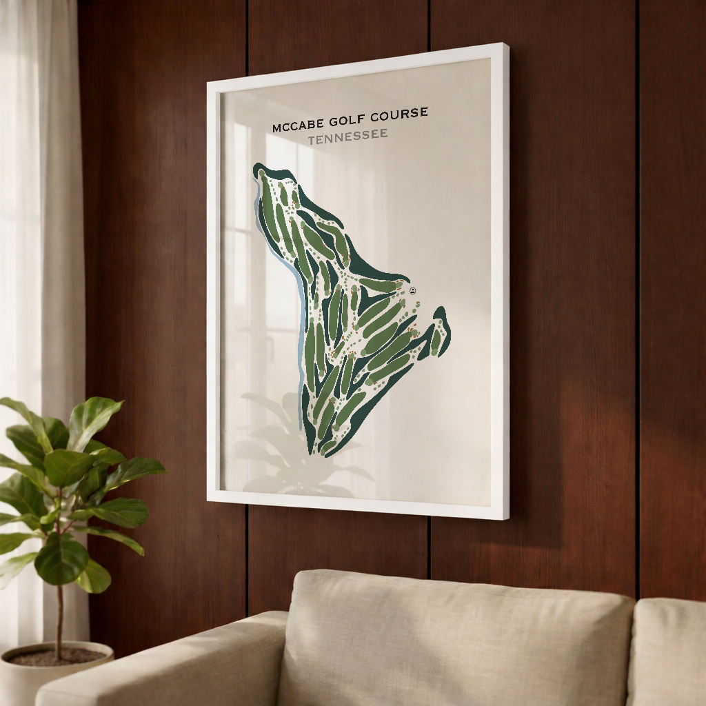 McCabe Golf Course, Tennessee - Printed Golf Courses