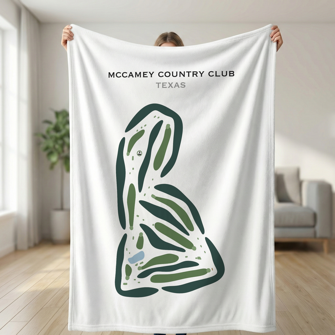 McCamey Country Club, Texas - Printed Golf Courses