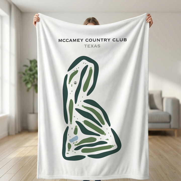 McCamey Country Club, Texas - Printed Golf Courses
