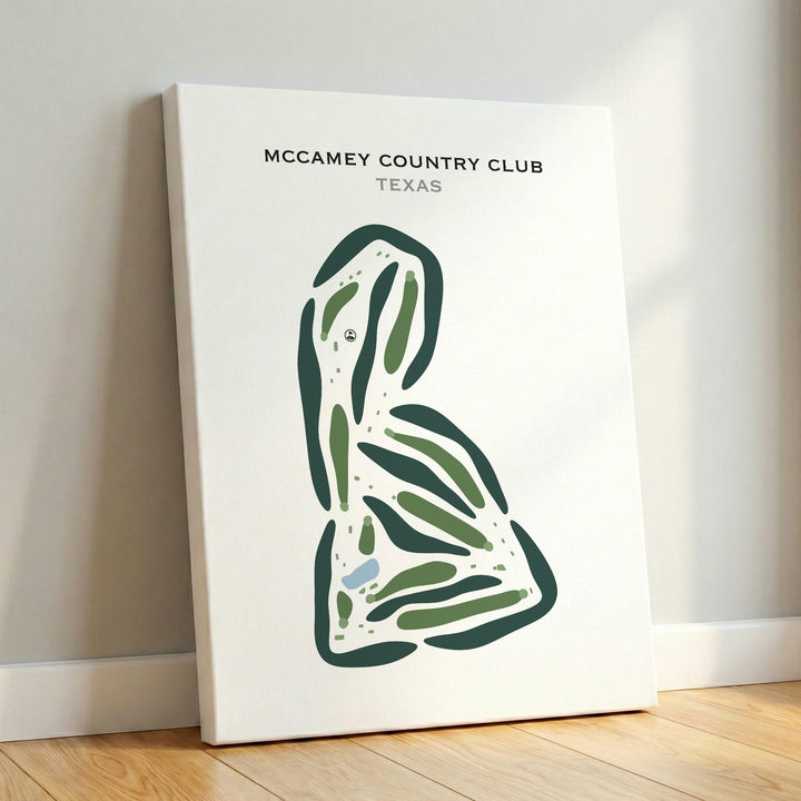 McCamey Country Club, Texas - Printed Golf Courses