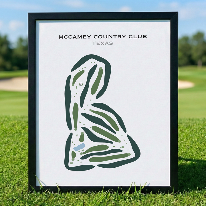 McCamey Country Club, Texas - Printed Golf Courses