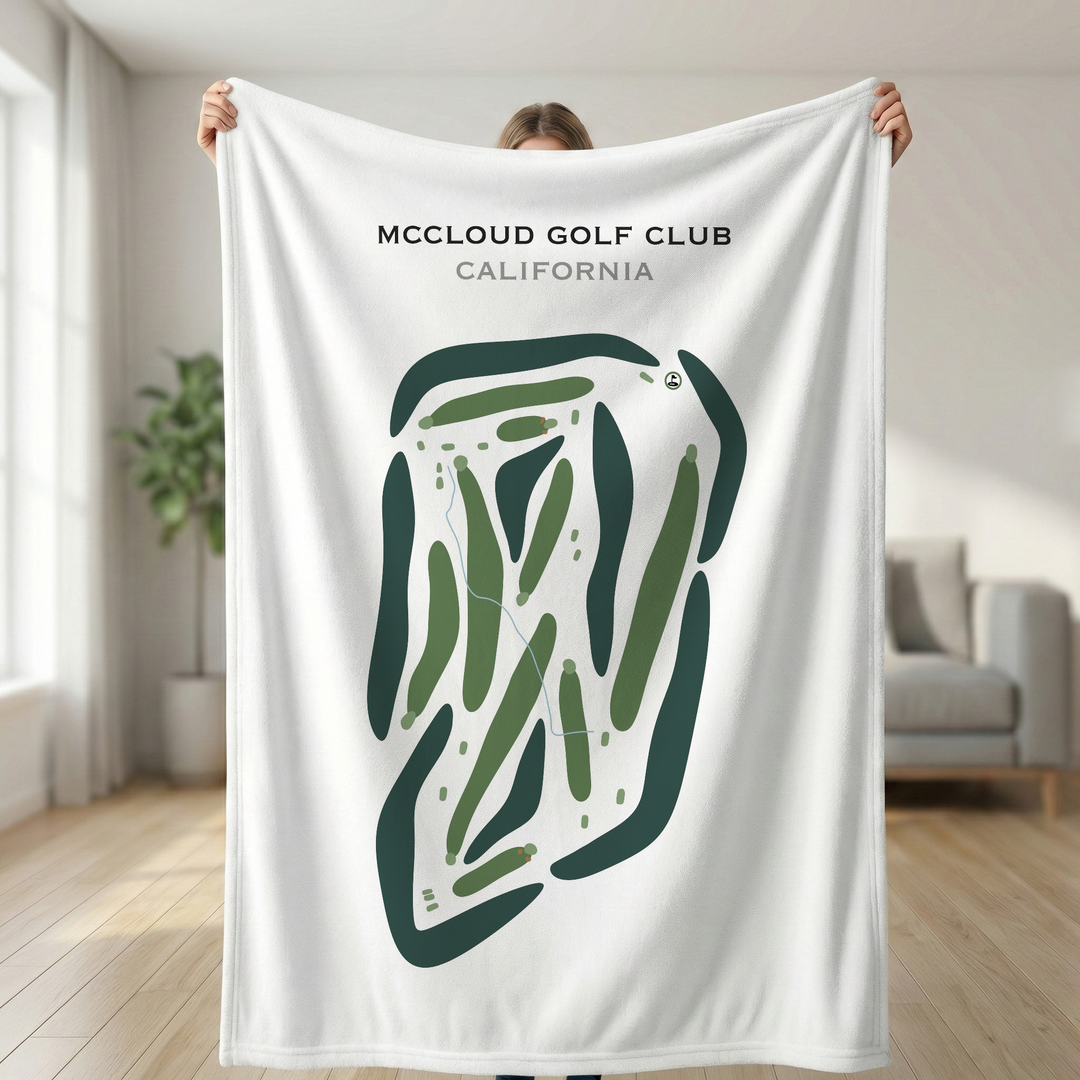 McCloud Golf Club, California - Printed Golf Courses