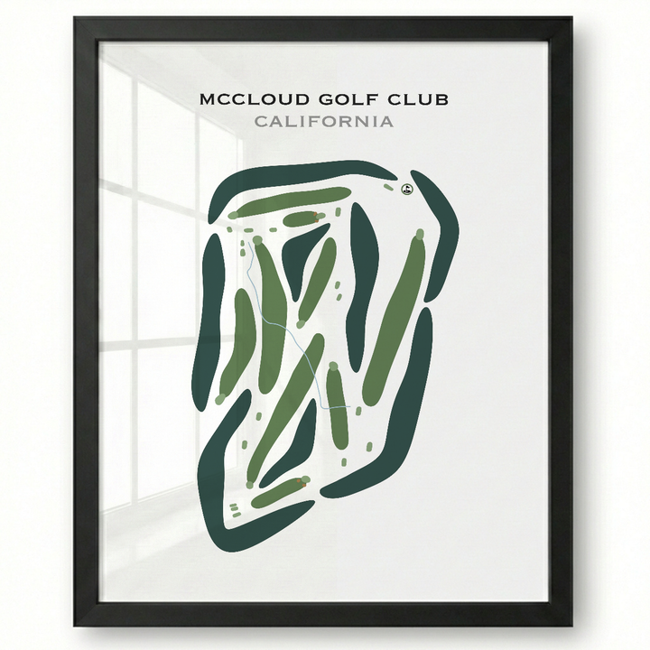 McCloud Golf Club, California - Printed Golf Courses