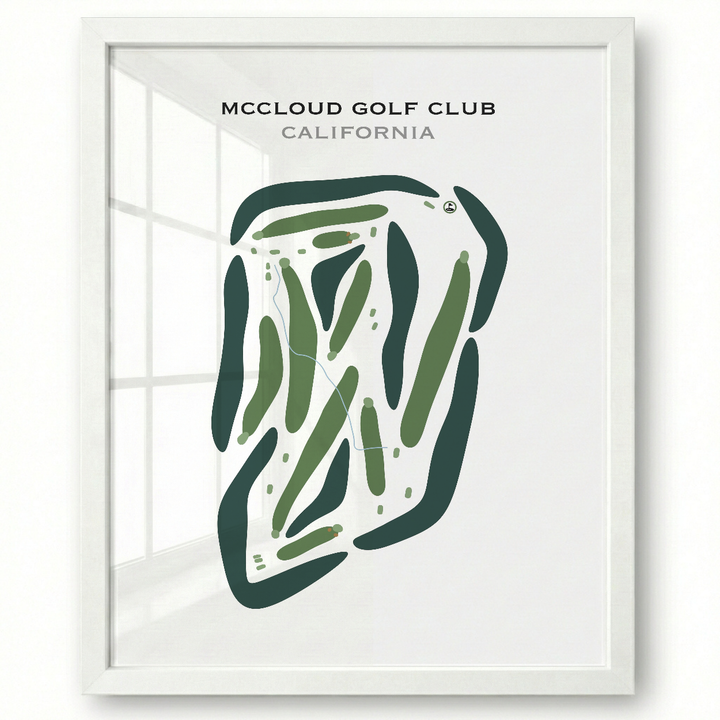 McCloud Golf Club, California - Printed Golf Courses