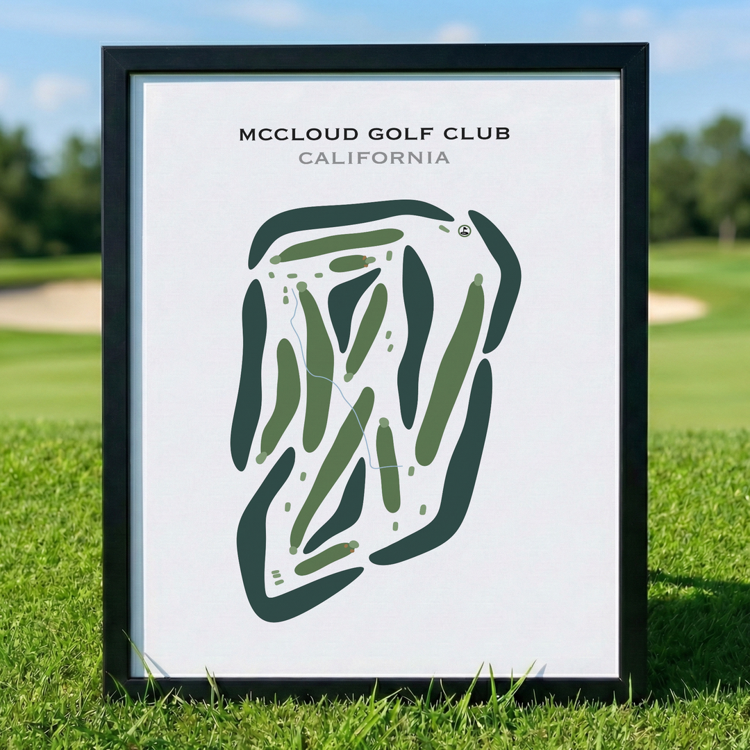 McCloud Golf Club, California - Printed Golf Courses