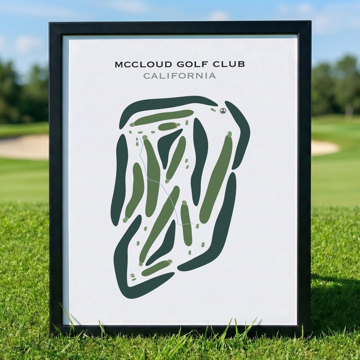 McCloud Golf Club, California - Printed Golf Courses