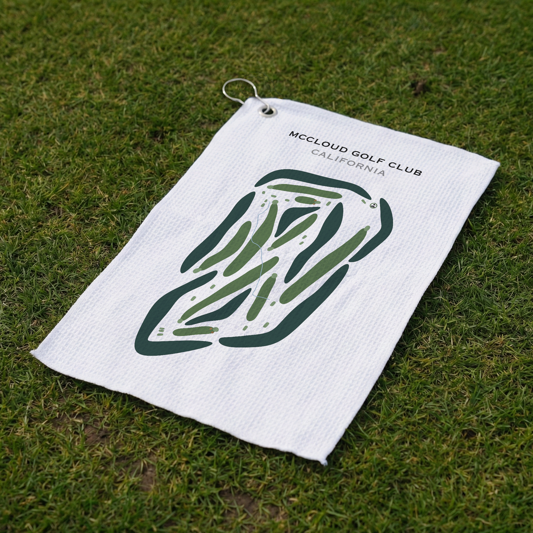 McCloud Golf Club, California - Printed Golf Courses