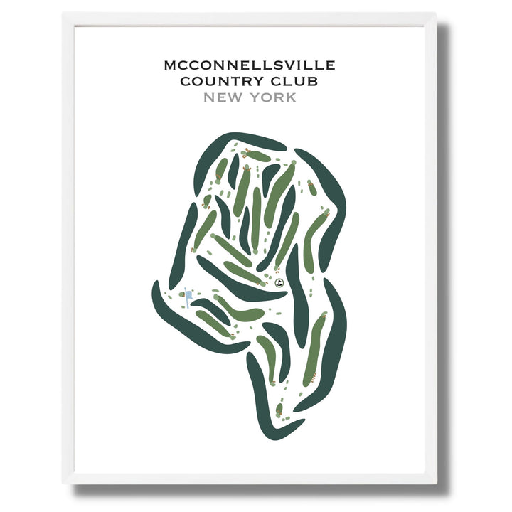 McConnellsville Country Club, New York - Printed Golf Courses