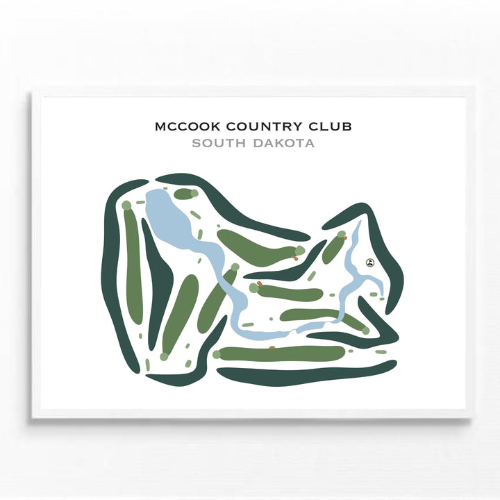 McCook Country Club, South Dakota - Printed Golf Courses