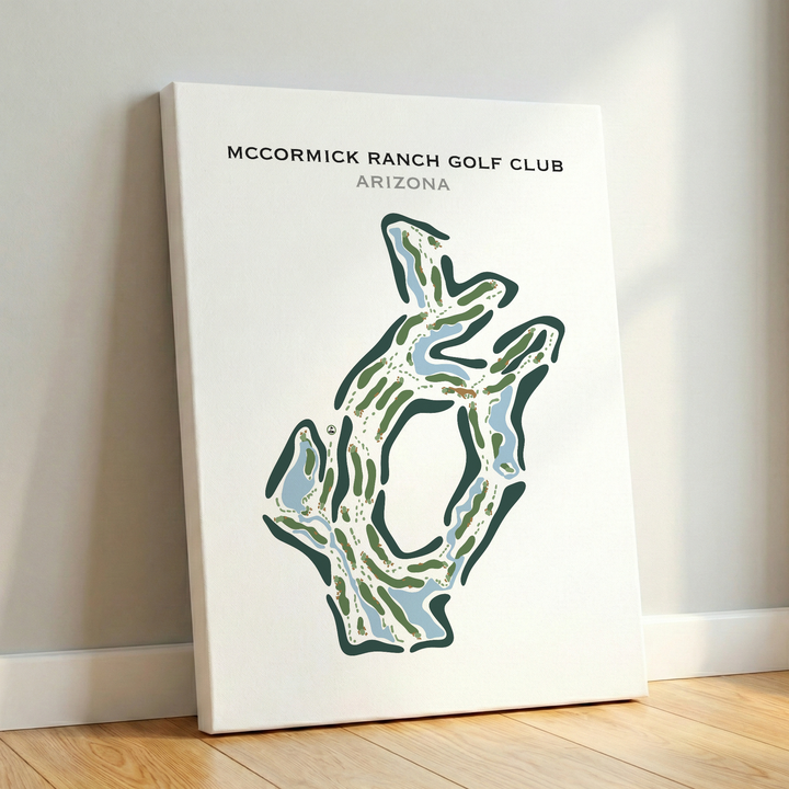 McCormick Ranch Golf Club, Arizona - Printed Golf Course
