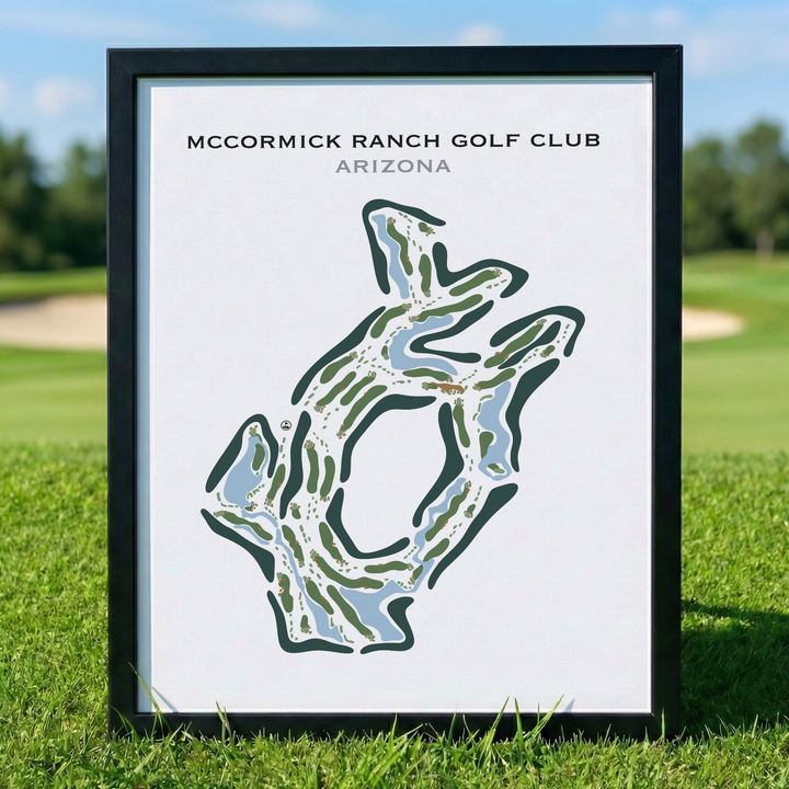 McCormick Ranch Golf Club, Arizona - Printed Golf Course