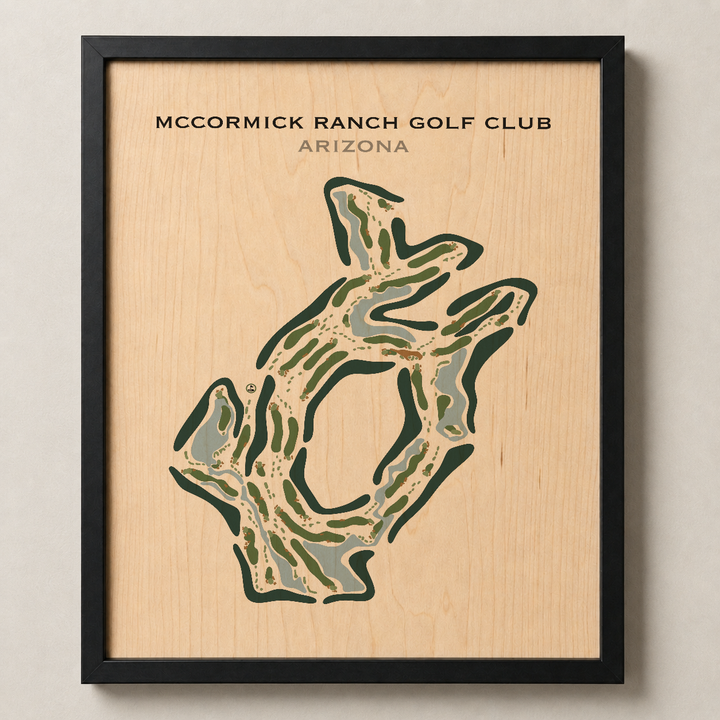 McCormick Ranch Golf Club, Arizona - Printed Golf Course