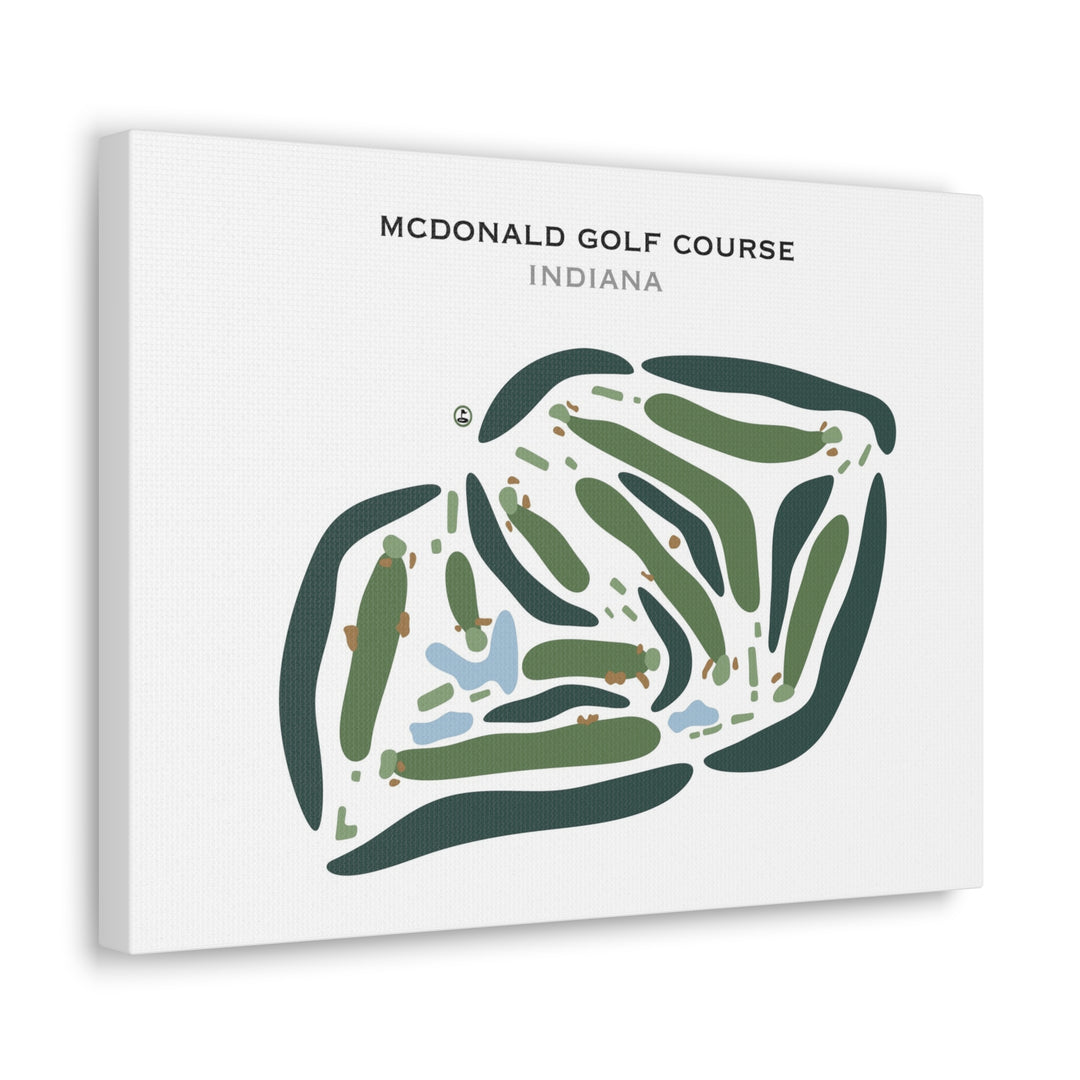 McDonald Golf Course, Indiana - Printed Golf Courses