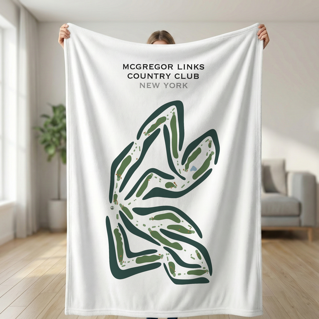 McGregor Links Country Club, New York - Printed Golf Course