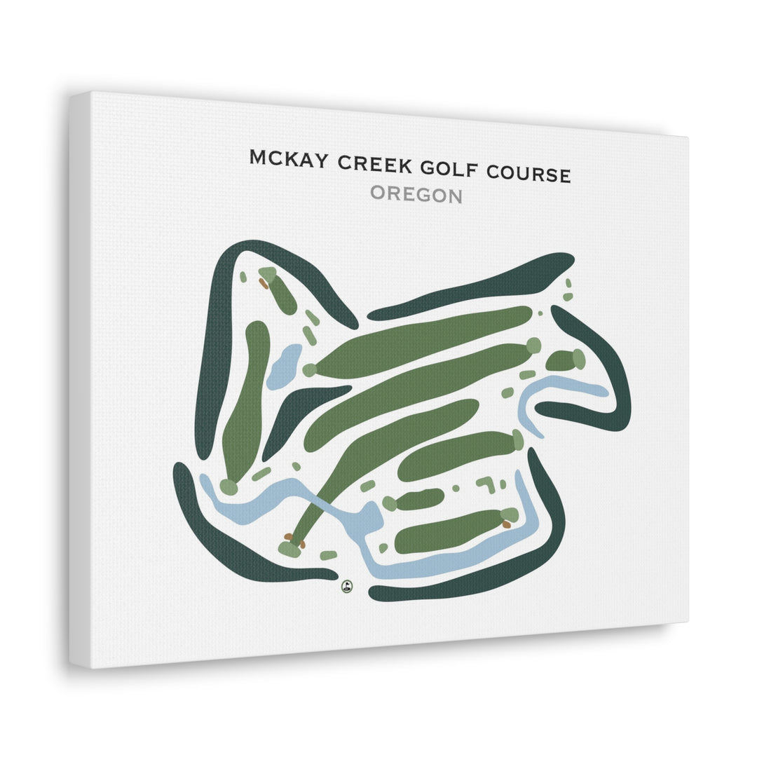 McKay Creek Golf Course, Oregon - Printed Golf Courses