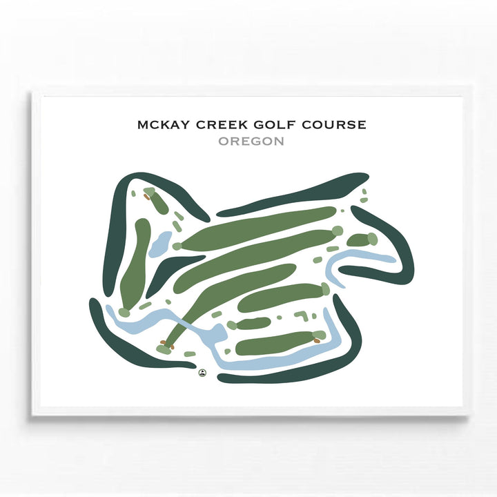 McKay Creek Golf Course, Oregon - Printed Golf Courses