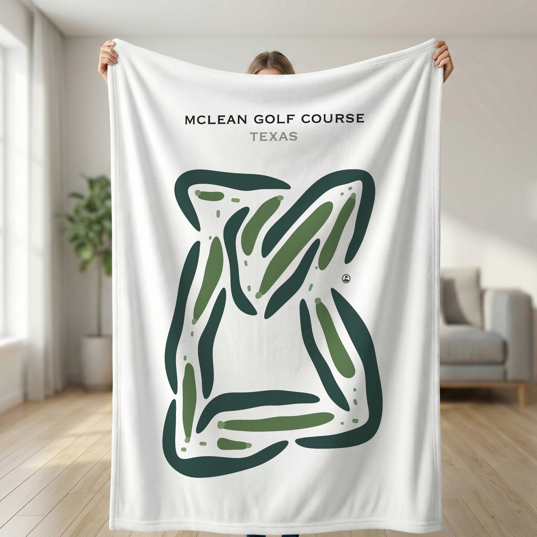 McLean Golf Course, Texas - Printed Golf Courses
