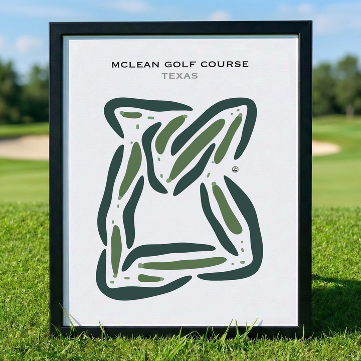 McLean Golf Course, Texas - Printed Golf Courses