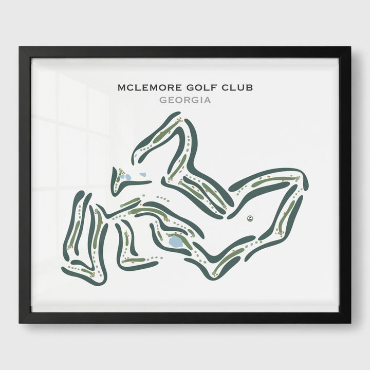 McLemore Golf Club, Georgia - Printed Golf Courses