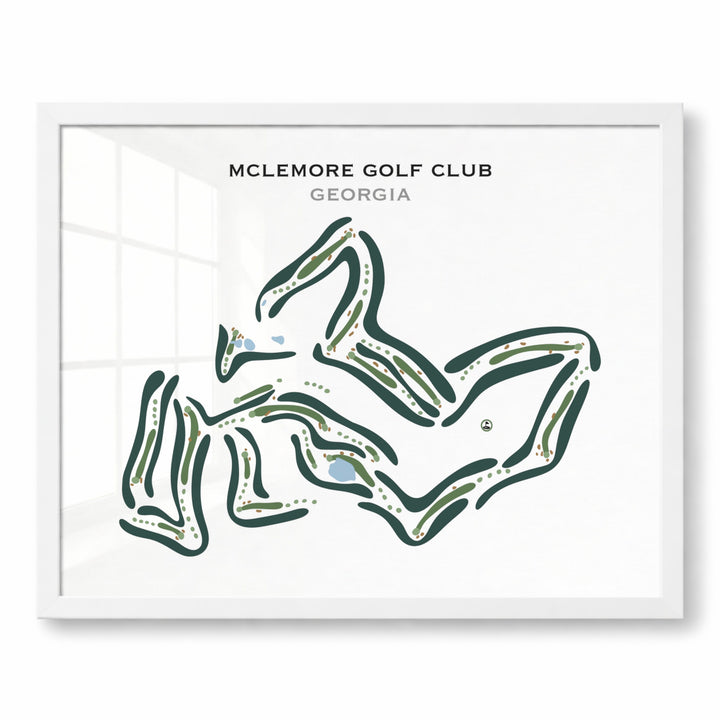 McLemore Golf Club, Georgia - Printed Golf Courses