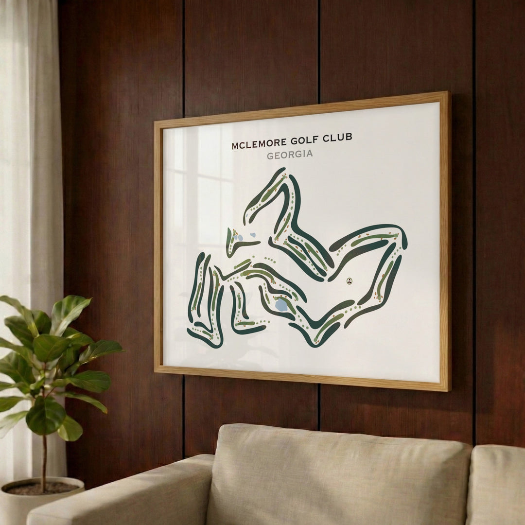 McLemore Golf Club, Georgia - Printed Golf Courses