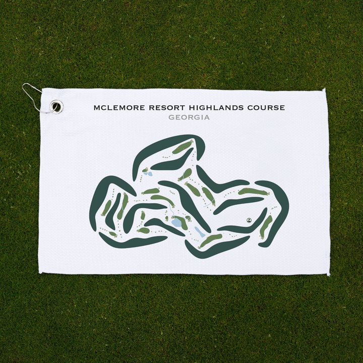 McLemore Resort Highlands Course, Georgia - Printed Golf Courses