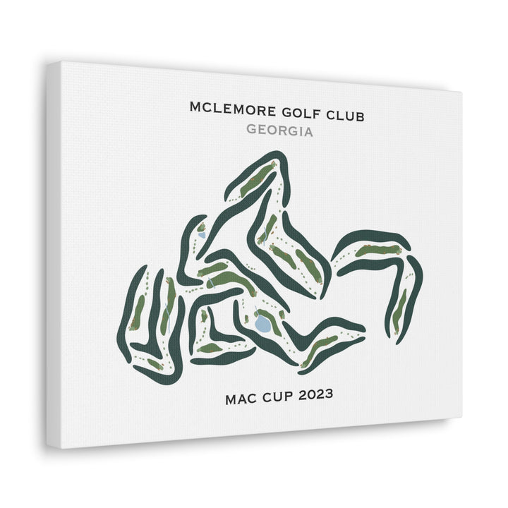 McLemore Golf Club, Georgia, Mac Cup 2023 - Printed Golf Course