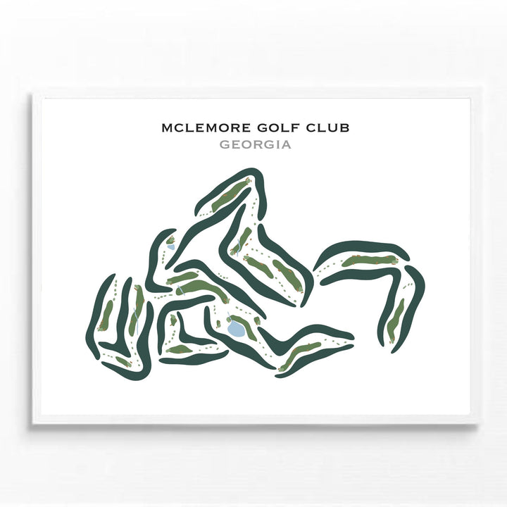 McLemore Golf Club, Georgia - Printed Golf Courses