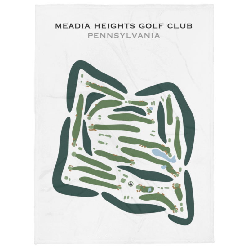 Meadia Heights Golf Club, Pennsylvania - Printed Golf Courses