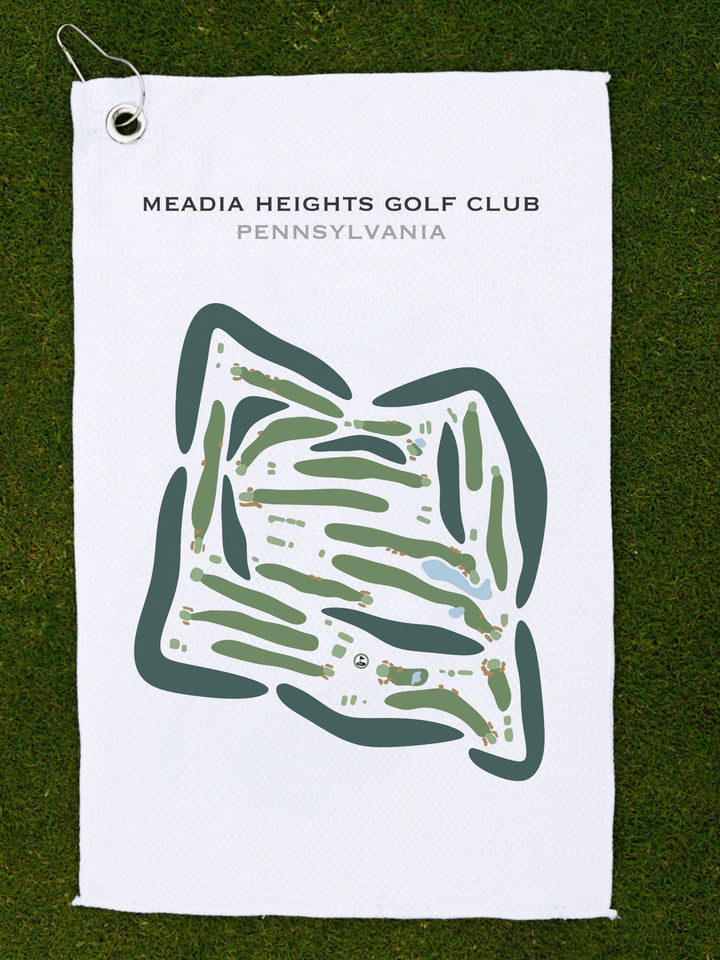 Meadia Heights Golf Club, Pennsylvania - Printed Golf Courses