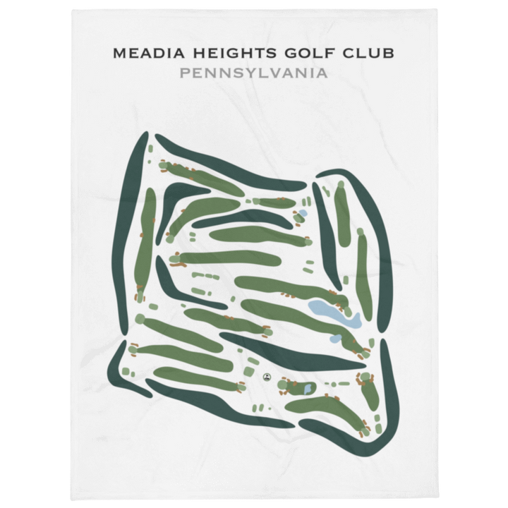 Meadia Heights Golf Club, Pennsylvania - Printed Golf Courses