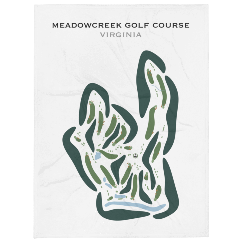 Meadowcreek Golf Course, Virginia - Printed Golf Courses