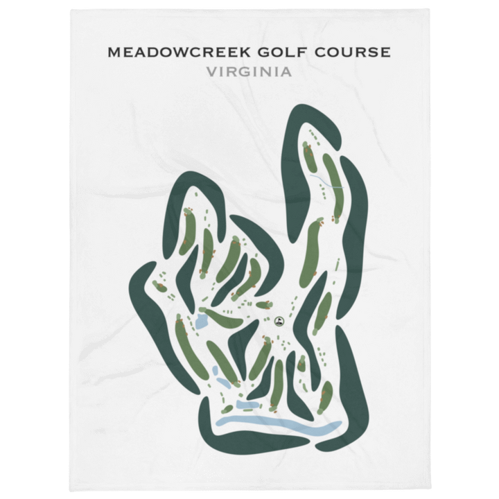 Meadowcreek Golf Course, Virginia - Printed Golf Courses