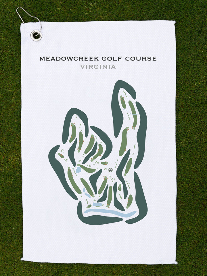 Meadowcreek Golf Course, Virginia - Printed Golf Courses