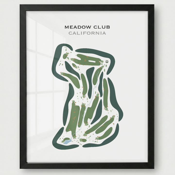 Meadow Club, California - Printed Golf Courses