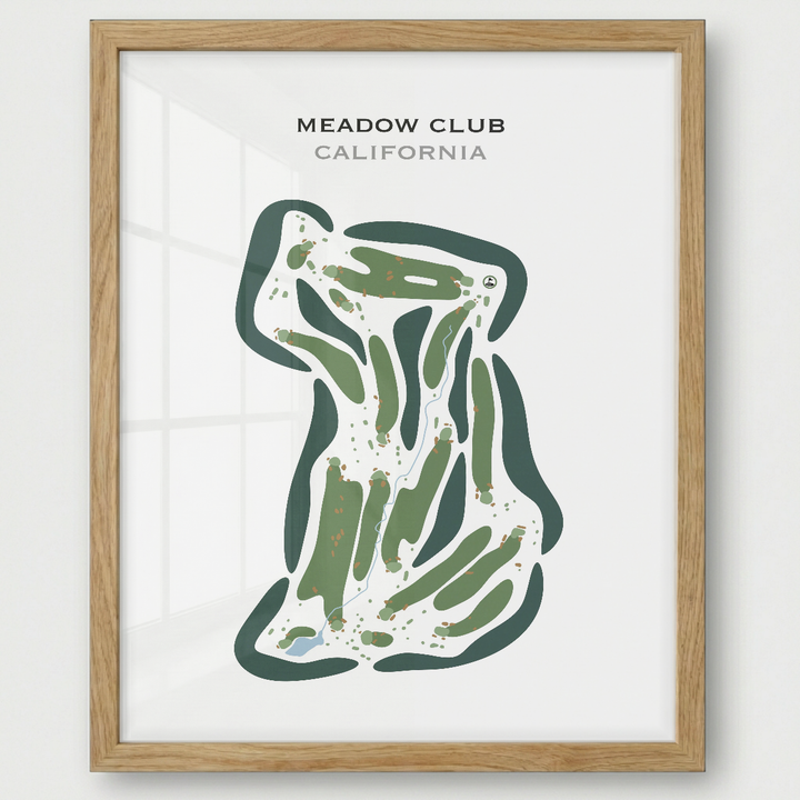 Meadow Club, California - Printed Golf Courses