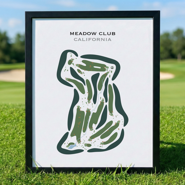 Meadow Club, California - Printed Golf Courses