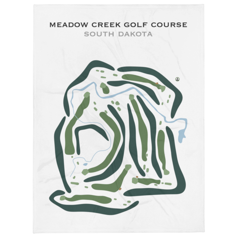 Meadow Creek Golf Course, South Dakota - Printed Golf Courses