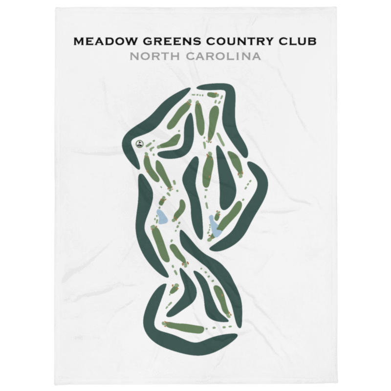 Meadow Greens Country Club, North Carolina - Printed Golf Courses