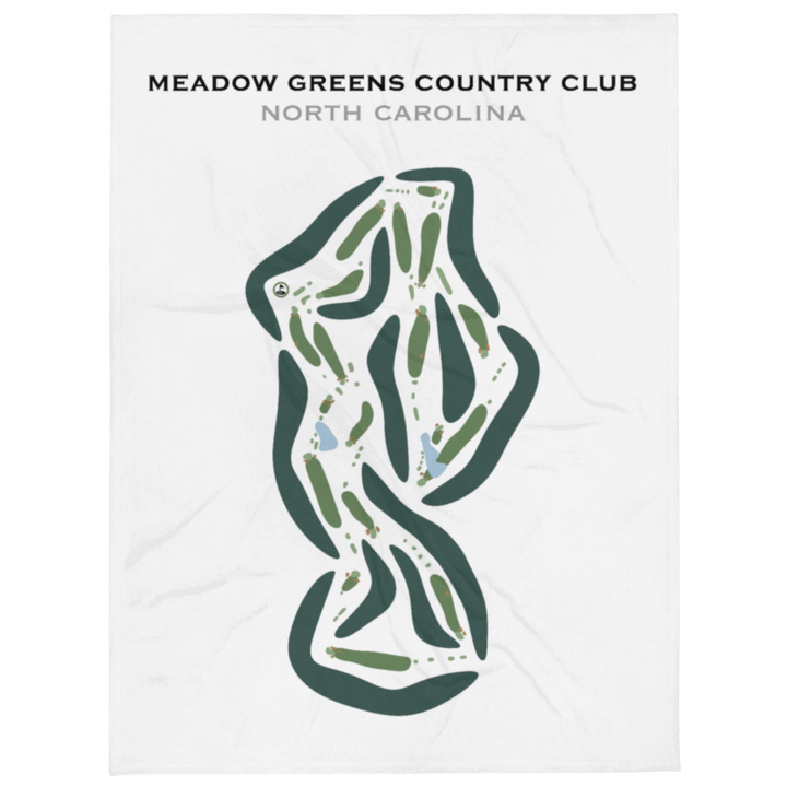 Meadow Greens Country Club, North Carolina - Printed Golf Courses
