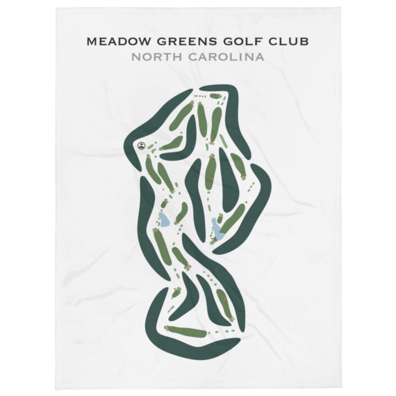 Meadow Greens Golf Club, North Carolina - Printed Golf Courses