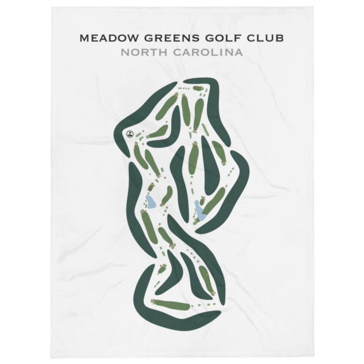 Meadow Greens Golf Club, North Carolina - Printed Golf Courses