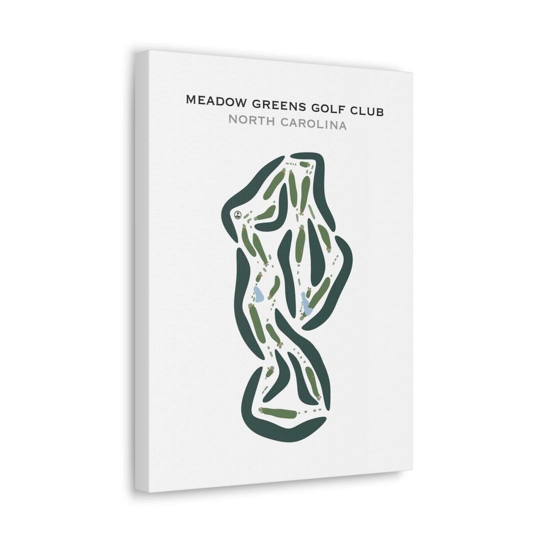 Meadow Greens Golf Club, North Carolina - Printed Golf Courses
