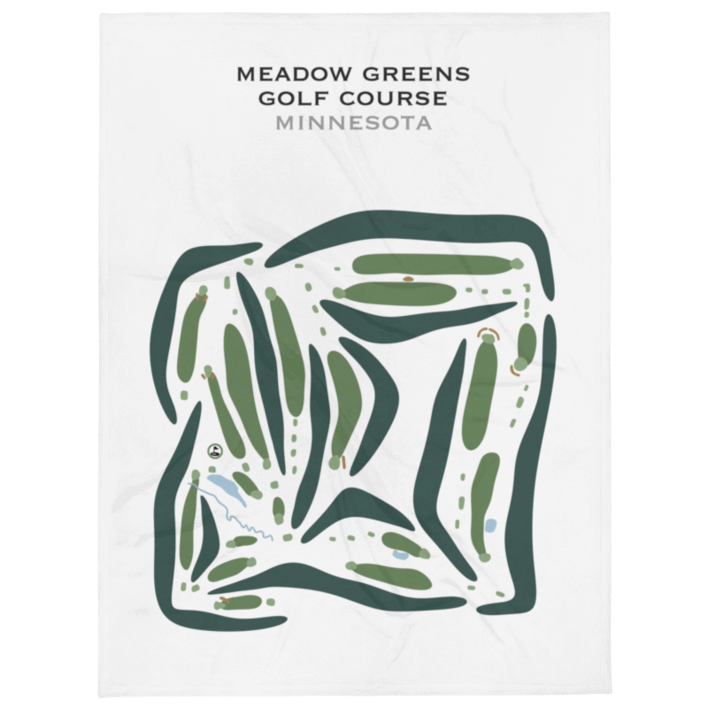 Meadow Greens Golf Course, Minnesota - Printed Golf Courses