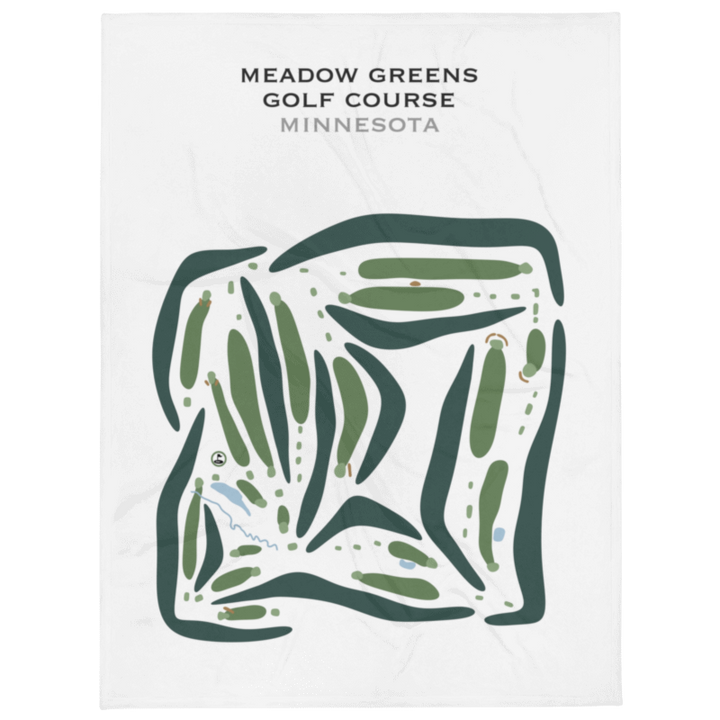 Meadow Greens Golf Course, Minnesota - Printed Golf Courses